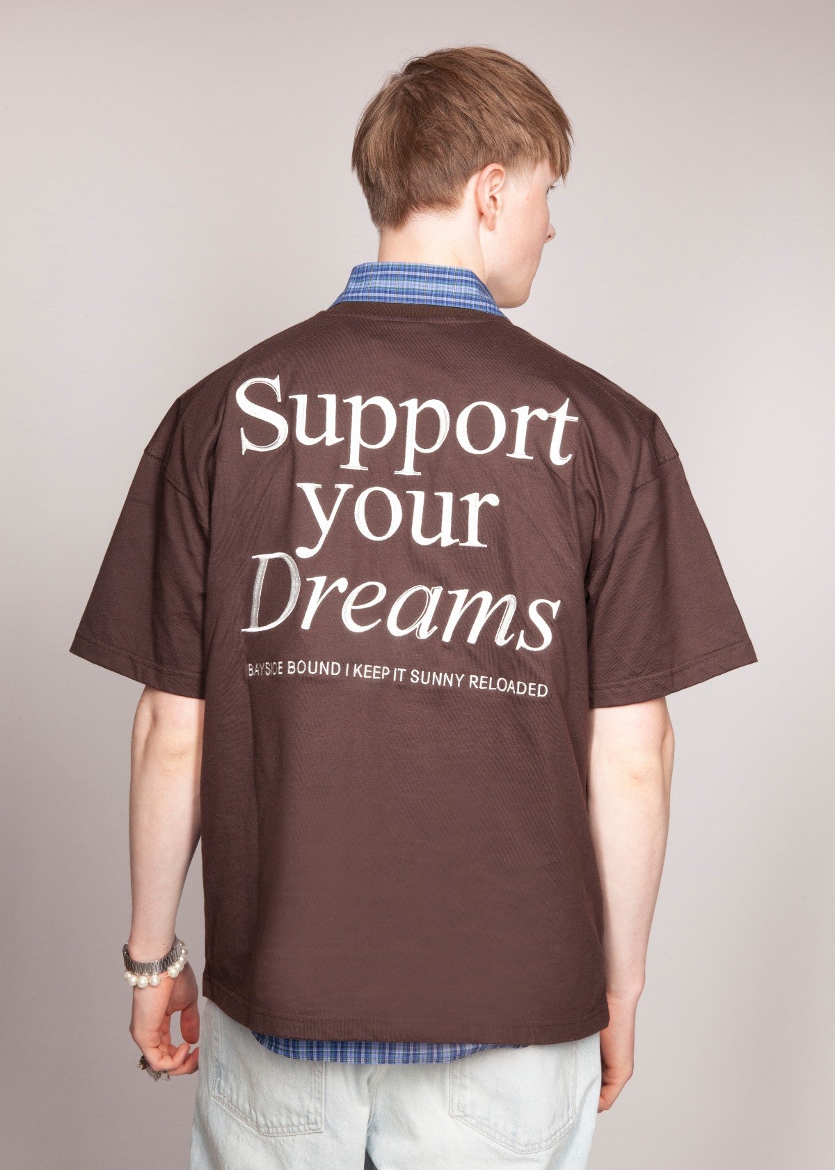 THE SUPPORT YOUR DREAMS OVERSIZE TEE