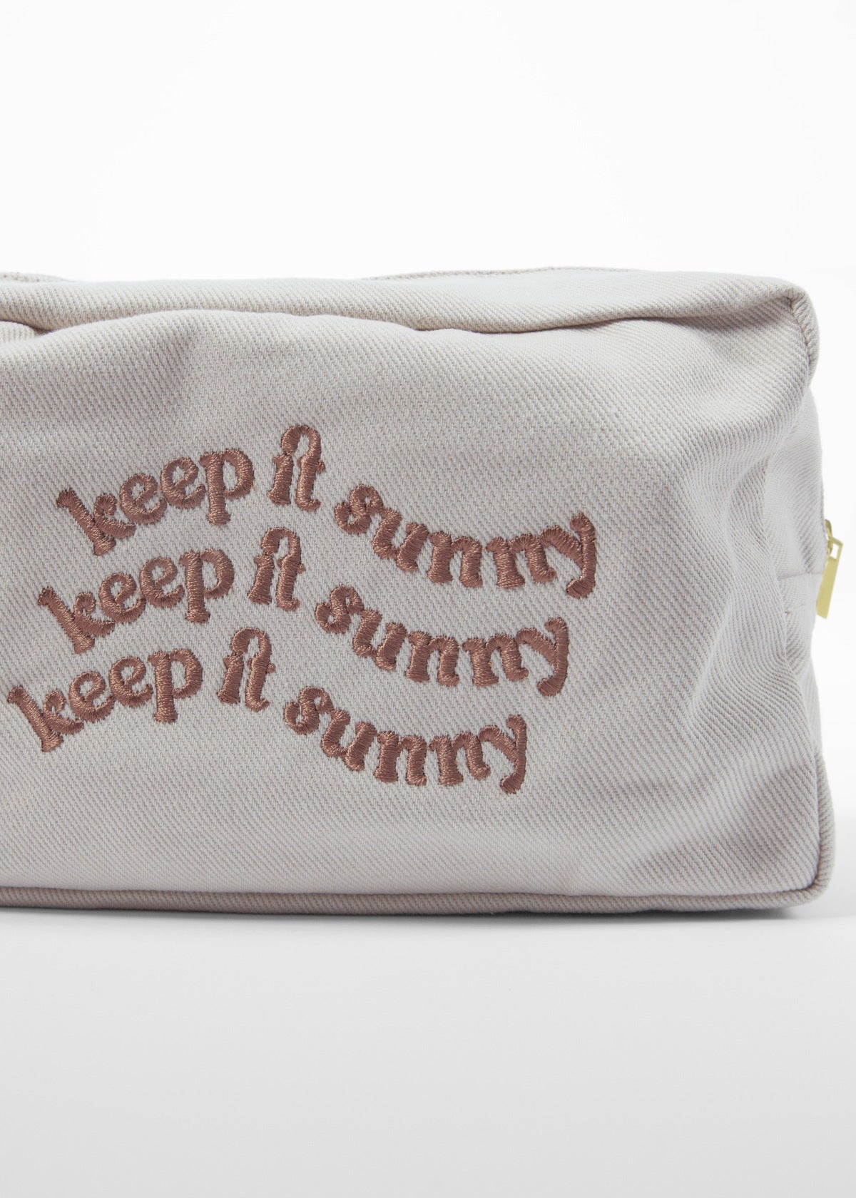 THE KEEP IT SUNNY COSMETIC BAG