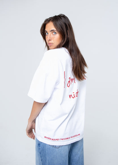 THE I AM NOT A NICHE OVERSIZE TEE