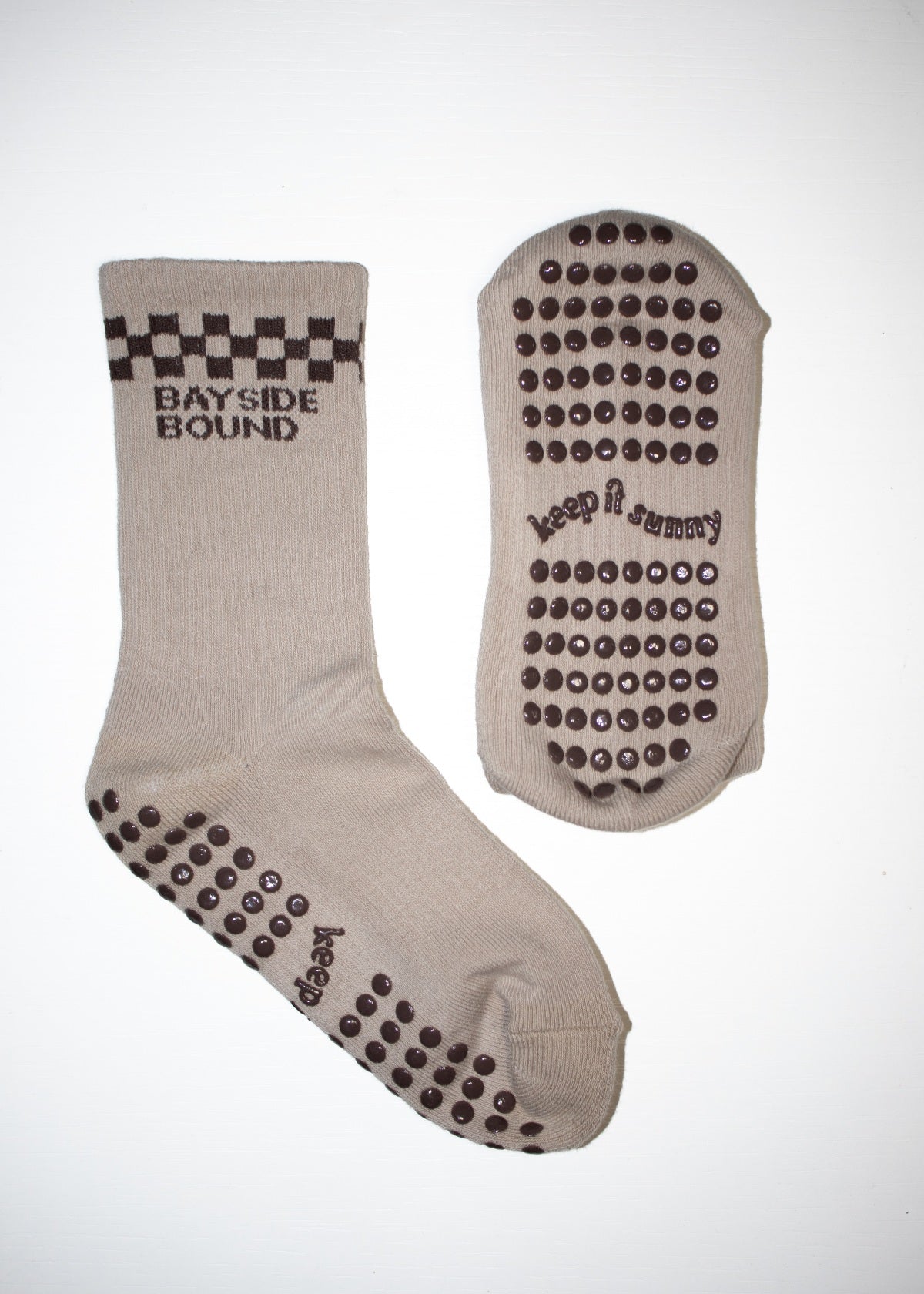 THE KEEP IT SUNNY PILATES GRIP SOCKS