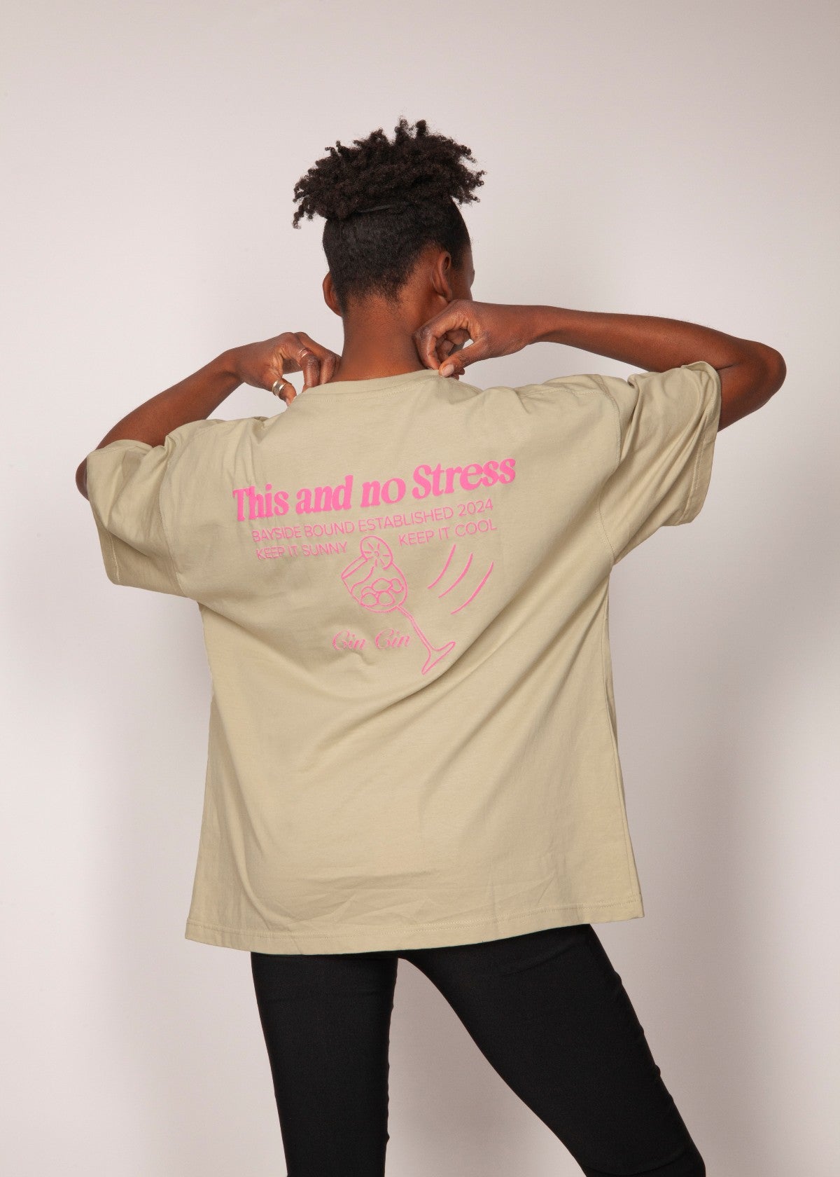 THE THIS AND NO STRESS OVERSIZE TEE