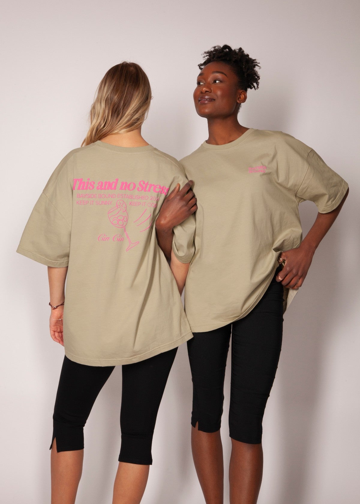 THE THIS AND NO STRESS OVERSIZE TEE